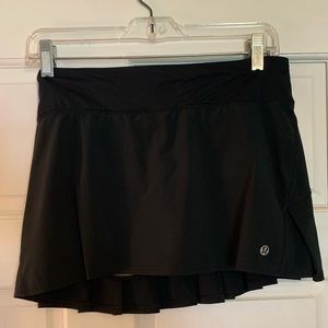 lululemon pacesetter tennis skirt!